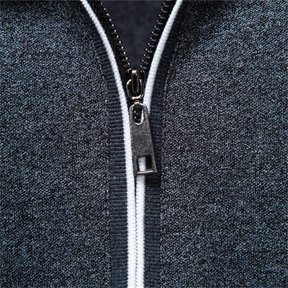 Zip Neck Cotton Polo