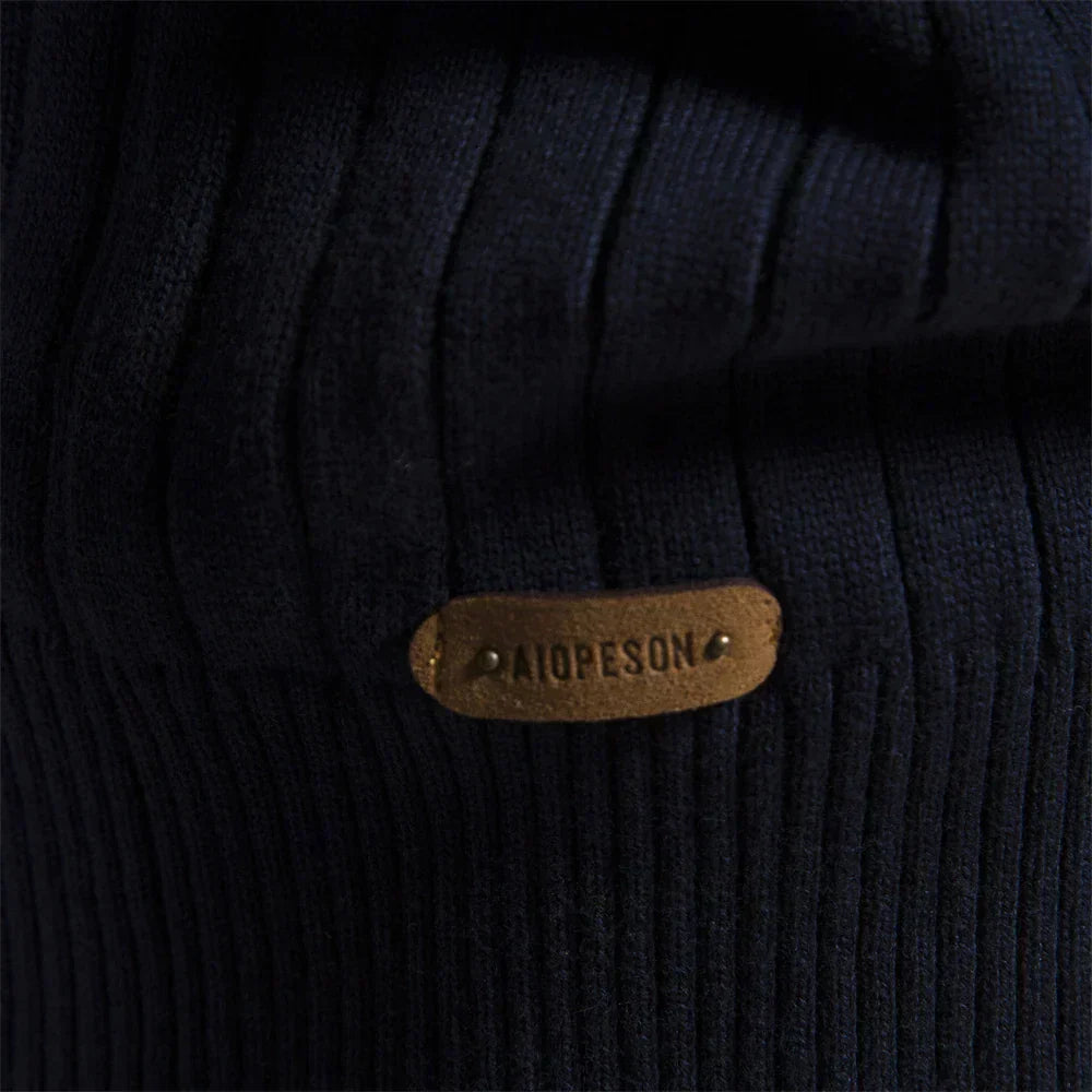 Zip-Up Knit Jumper