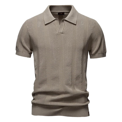 Striped Cotton Polo