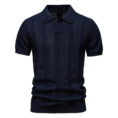 Striped Cotton Polo
