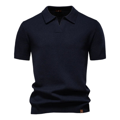 Jacquard Knit Polo