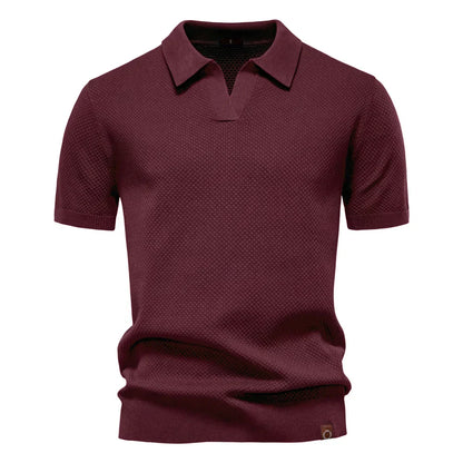 Jacquard Knit Polo