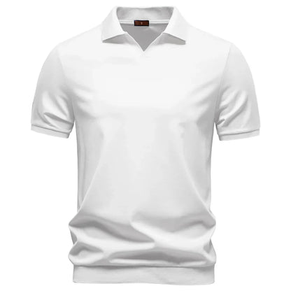 Breathable V-Neck Polo
