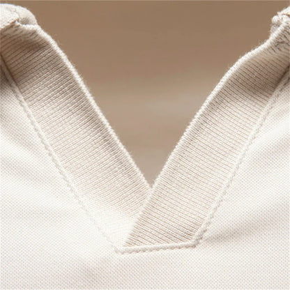 Breathable V-Neck Polo