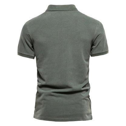 Cotton Button Polo
