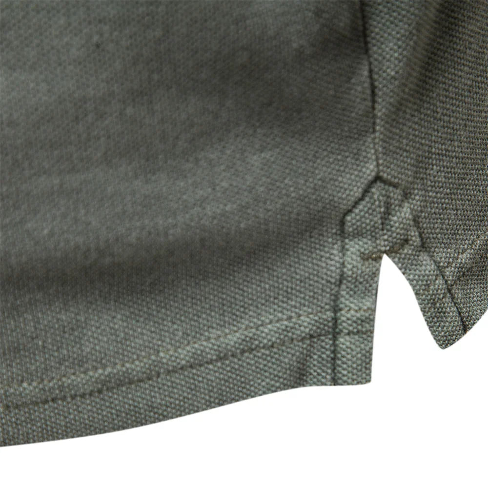 Cotton Button Polo