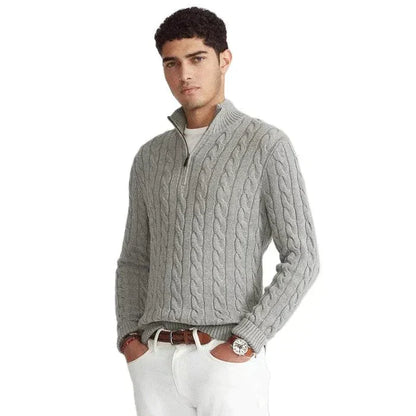 Half Zip Knit Pullover