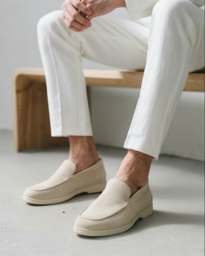 Suede Slip-On Loafers