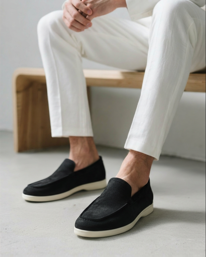 Suede Slip-On Loafers