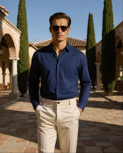 Linen Long Sleeve Shirt
