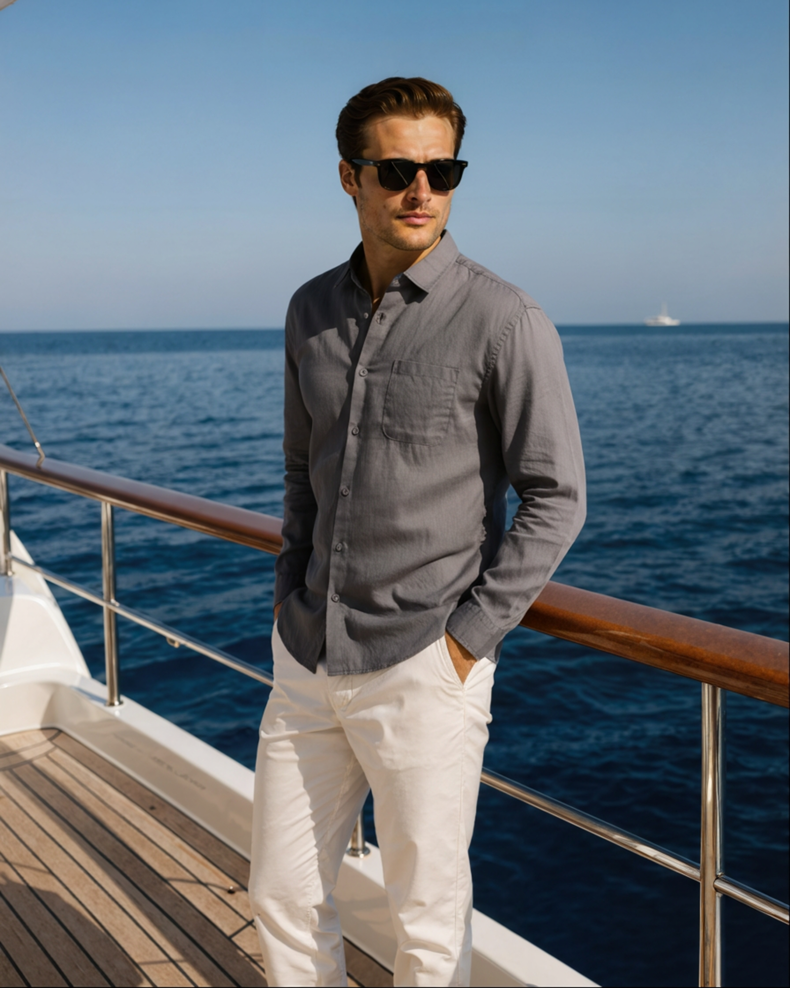 Linen Long Sleeve Shirt