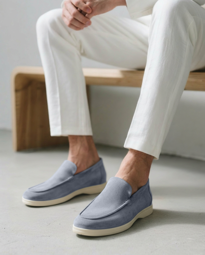 Suede Slip-On Loafers