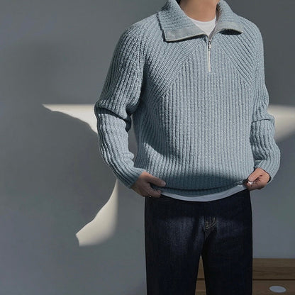 Quarter Zip Knit Jumper