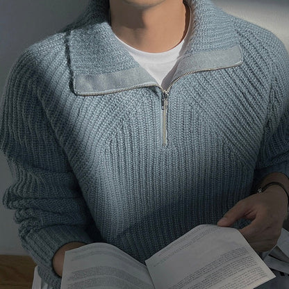 Quarter Zip Knit Jumper