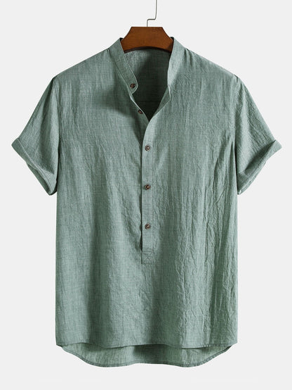 Short Sleeve Knit Polo Set