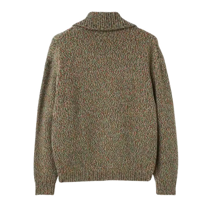 Zip Up Wool Blend Bomber